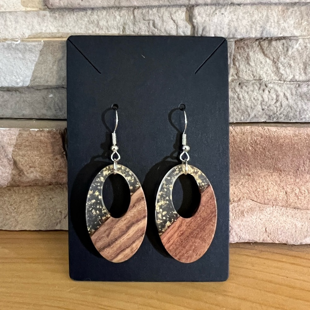 Wooden Boho Earrings